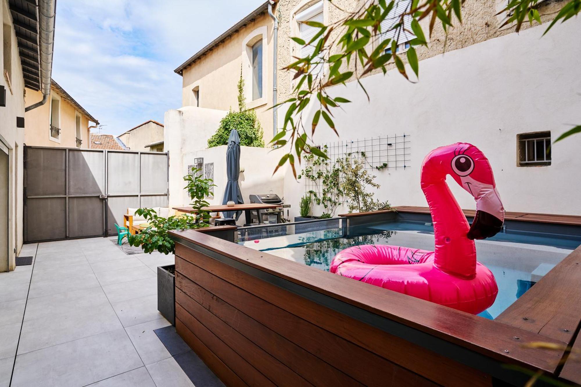 Maison De Ville Moderne Climatisee Avec Piscine Morieres-les-Avignon Extérieur photo