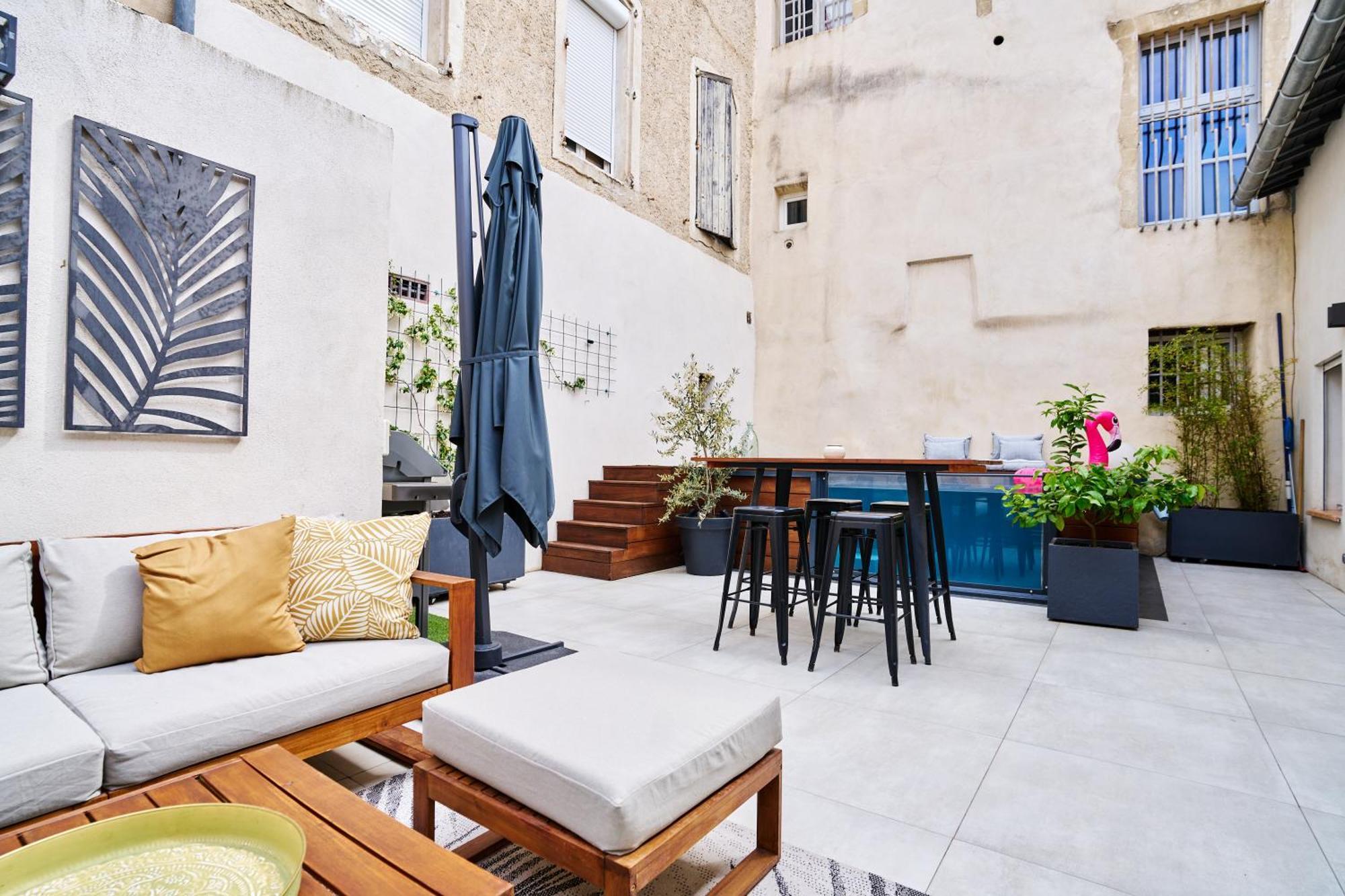 Maison De Ville Moderne Climatisee Avec Piscine Morieres-les-Avignon Extérieur photo